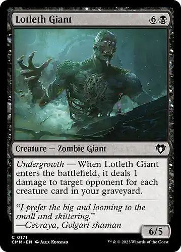 Lotleth Giant - cmm Spoiler