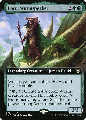 Baru, Wurmspeaker - dmc Spoiler