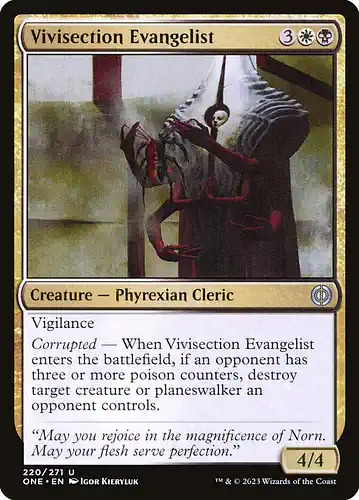 Vivisection Evangelist - one Spoiler