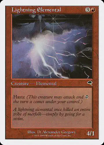 Lightning Elemental - brb Spoiler