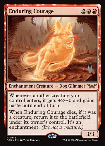 Enduring Courage - dsk Spoiler
