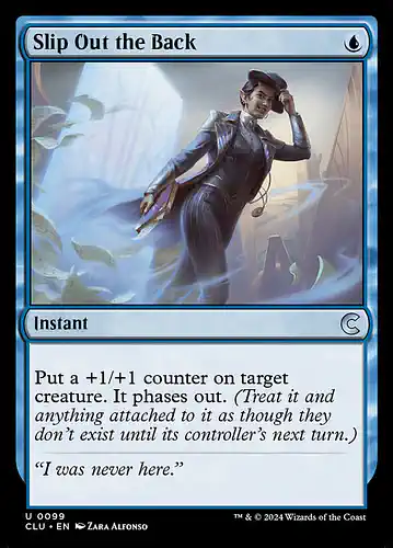 Slip Out the Back - clu Spoiler