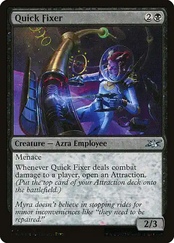 Quick Fixer - unf Spoiler