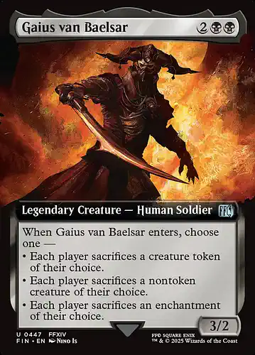 Gaius van Baelsar - fin Spoiler