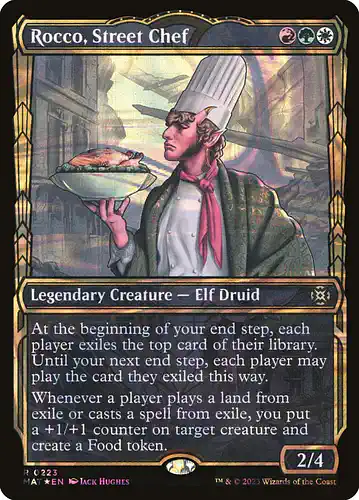 Rocco, Street Chef - mat Spoiler