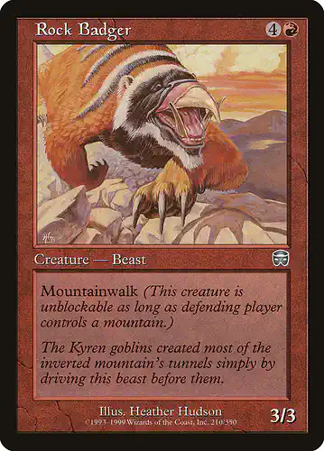Rock Badger - mmq Spoiler
