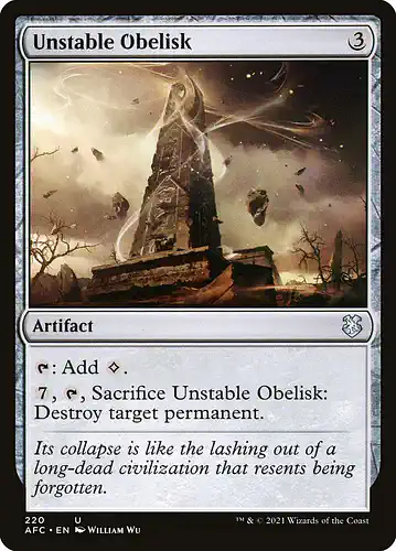 Unstable Obelisk - afc Spoiler