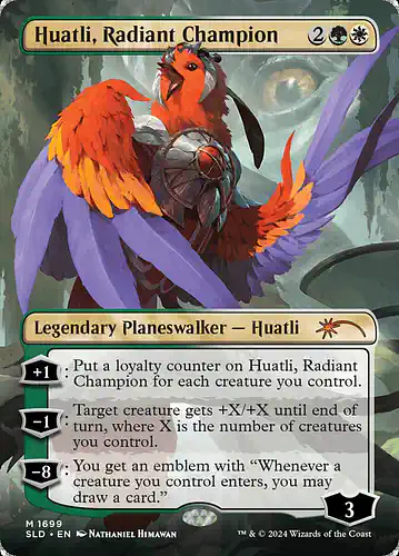 Huatli, Radiant Champion - sld Spoiler