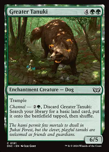Greater Tanuki - dsc Spoiler