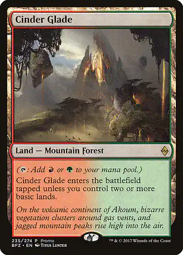 Cinder Glade - bfz Spoiler