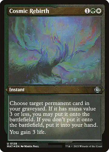 Cosmic Rebirth - mat Spoiler