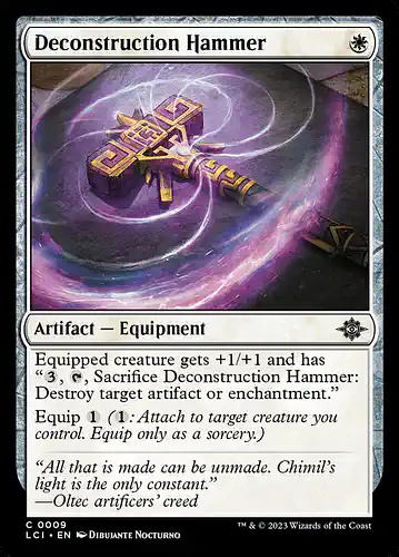 Deconstruction Hammer - lci Spoiler
