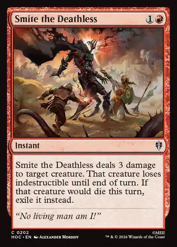 Smite the Deathless - hoc Spoiler