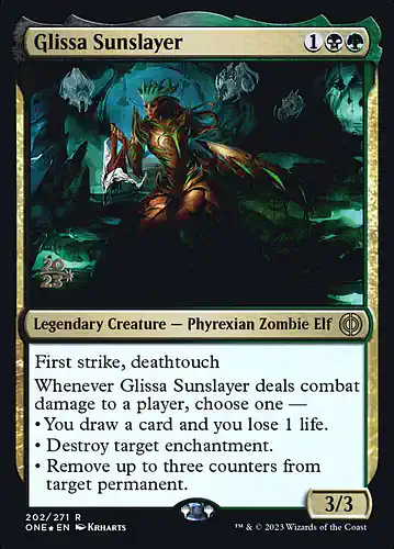 Glissa Sunslayer - one Spoiler