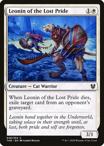 Leonin of the Lost Pride - thb Spoiler