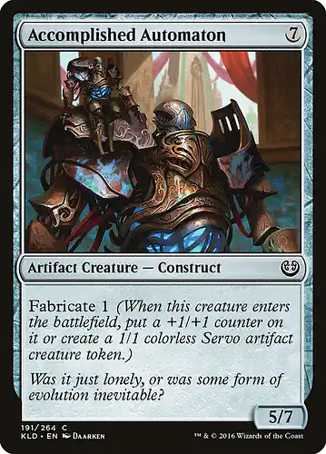 Accomplished Automaton - kld Spoiler
