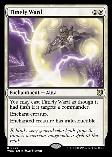 Timely Ward - woc Spoiler