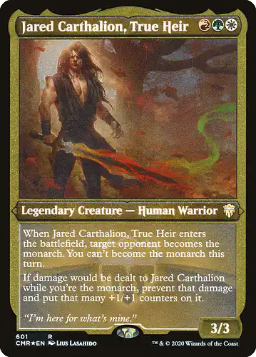 Jared Carthalion, True Heir - cmr Spoiler