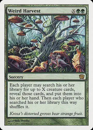 Weird Harvest - 9ed Spoiler