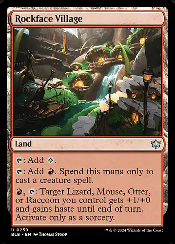 Rockface Village - blb Spoiler