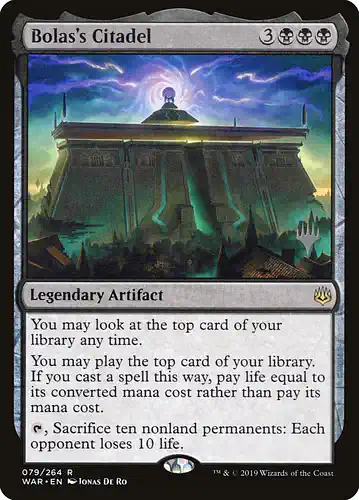 Bolas's Citadel - war Spoiler