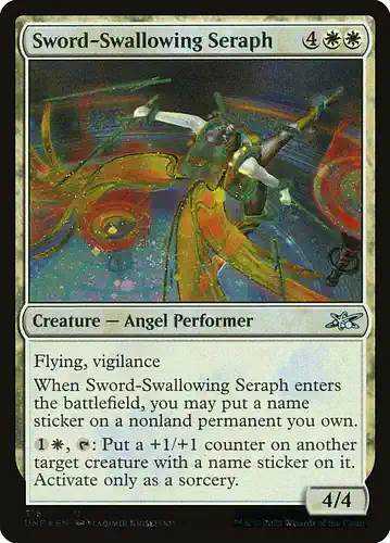 Sword-Swallowing Seraph - unf Spoiler