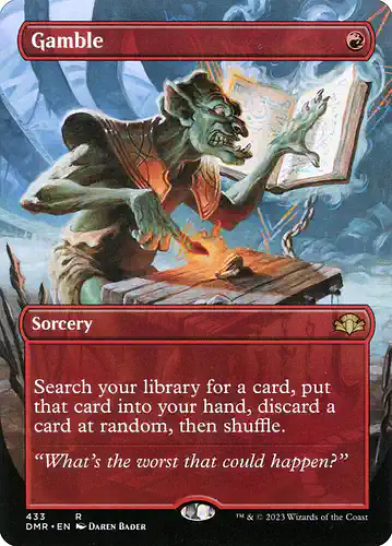 Gamble - dmr Spoiler