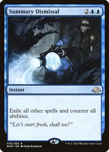 Summary Dismissal - emn Spoiler