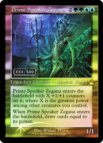 Prime Speaker Zegana - rvr Spoiler