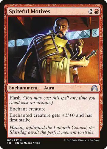 Spiteful Motives - soi Spoiler