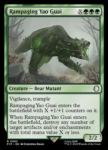 Rampaging Yao Guai - pip Spoiler