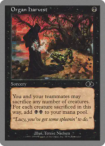 Organ Harvest - ugl Spoiler