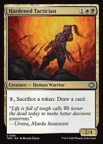 Hardened Tactician - tdm Spoiler