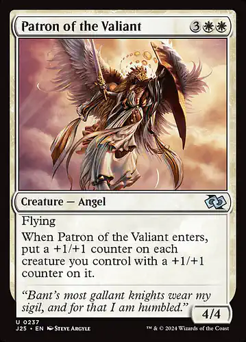 Patron of the Valiant - j25 Spoiler