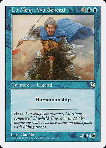 Lu Meng, Wu General - ptk Spoiler