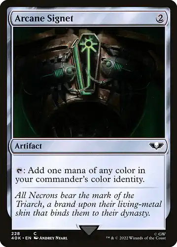 Arcane Signet - 40k Spoiler