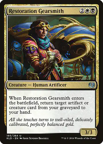 Restoration Gearsmith - kld Spoiler