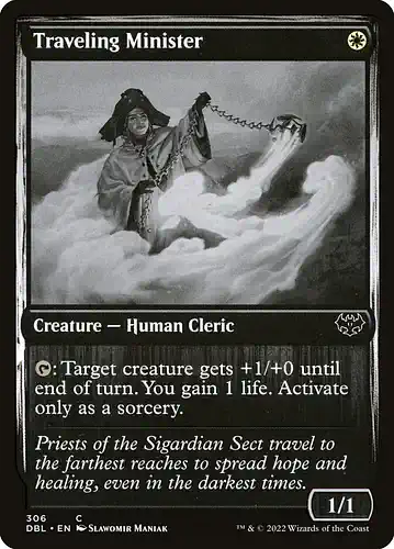 Traveling Minister - dbl Spoiler