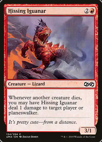 Hissing Iguanar - uma Spoiler