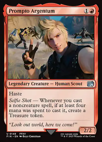 Prompto Argentum - fin Spoiler