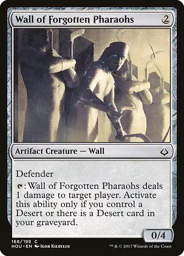 Wall of Forgotten Pharaohs - hou Spoiler