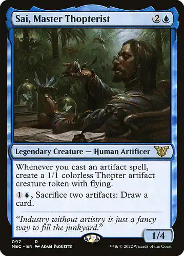 Sai, Master Thopterist - nec Spoiler