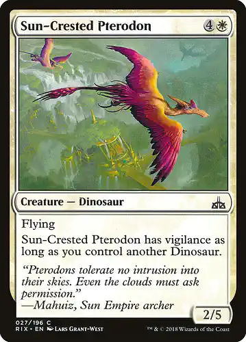Sun-Crested Pterodon - rix Spoiler