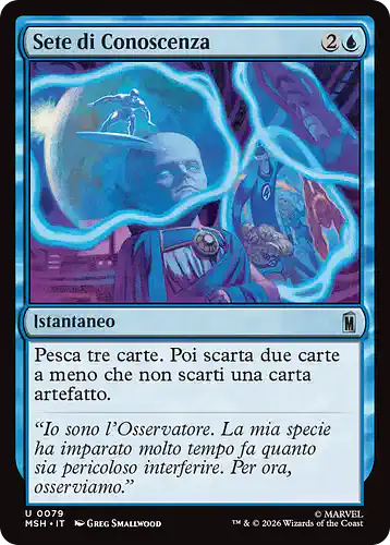 Thirst for Knowledge - msh Spoiler