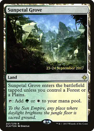 Sunpetal Grove - xln Spoiler