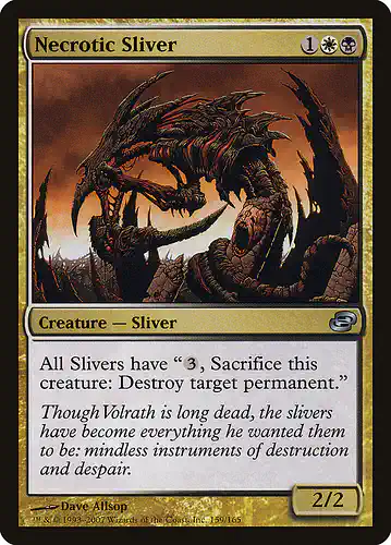 Necrotic Sliver - plc Spoiler