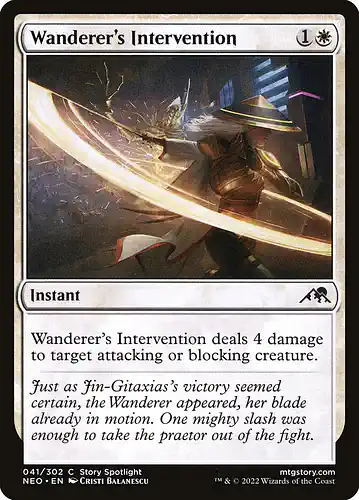 Wanderer's Intervention - neo Spoiler