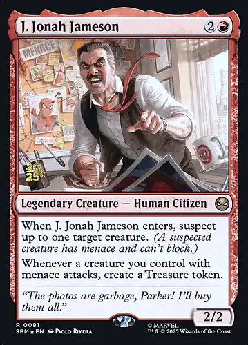 J. Jonah Jameson - spm Spoiler