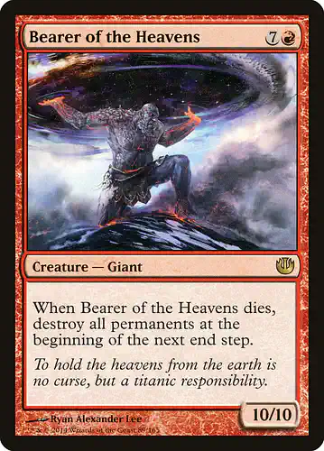 Bearer of the Heavens - jou Spoiler