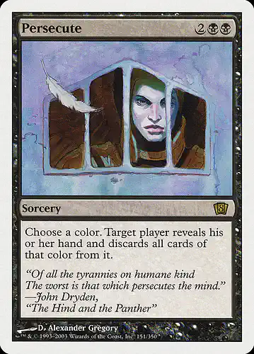 Persecute - 8ed Spoiler